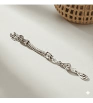 Buğday Temalı Foxtail Zincirli Tek Kamçılı Kararmaz Metal Püskül