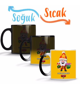 Brawl Stars Santa Dynamıke Sihirli Kupa Bardak Porselen