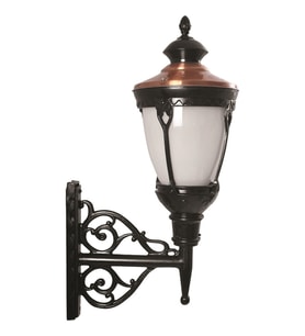 AVONNI BAP-68026-BSY-OP Kahverengi/Siyah Boyalı Dış Mekan Aydınlatma E27 Aluminyum Polikarbon Cam 50x30cm