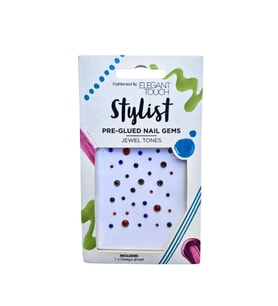 Elegant Touch Stylist Jewel Tones Hazır Yapışkanlı Tırnak Taşları –  Renkli Kristal Renk