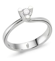 18 Ayar Altın 0.30 Ct Pırlanta Tektaş Yüzük RM30044 (Çok Renkli)