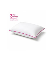 Comfort Touch Biyeli Yastık 3'li Paket 50x70 cm 900 gr Boncuk Silikon Elyaf