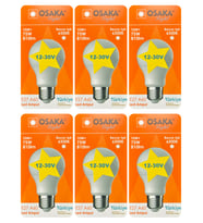 (6 Adet) Osaka 12VOLT 10W (75W) Beyaz Işık (6500K) E27 Duylu (Kalın Duy) Led Ampul