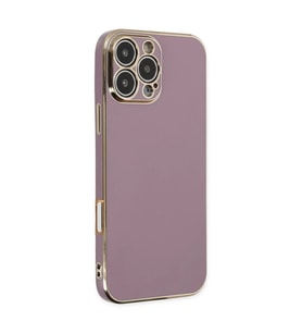 İphone 16 Pro Kılıf Volet Silikon - Mor