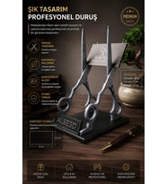 ALSE3D Makas Tasarımlı Premium Kartvizitlik & Kartlık