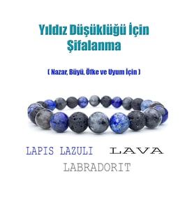 Yıldız Düşüklüğü İçin Şifalanma Bilekliği ( Nazar, Büyü, Öfke ve Uyum İçin )