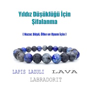 Yıldız Düşüklüğü İçin Şifalanma Bilekliği ( Nazar, Büyü, Öfke ve Uyum İçin )