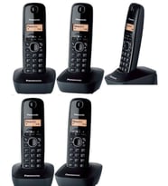 Panasonic KX-TG1615 5 Ahizeli Telsiz Telefon (Siyah)