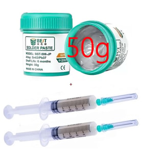 Solder Krem Lehim Best 50g Sıvı Lehim ve Flux Lehim Toplama Seti