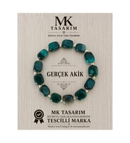 MK TASARIM GERÇEK AKİK TAŞI BİLEKLİK MK.7000.820- RAHATLIK-DİNGİNLİK-ENERJİ- STRES BİLEKLİĞİ