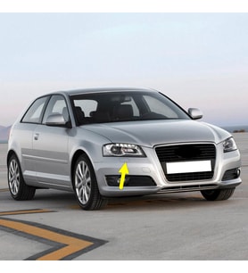 Audi A3 HB 2009-2012 Ön Sağ Far Yıkama Pompası Motoru 8P0955102B