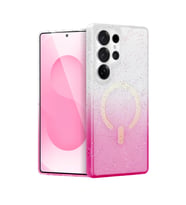 Samsung Galaxy S25 Ultra Pummel Shiny Magsafe Kapak - Pembe