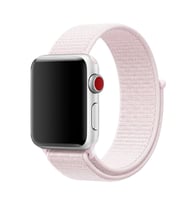 Apple Watch 42mm Uyumlu Kordon Hasır Örgü Cırt Cırtlı Terletmeyen Zore KRD-03 Kumaş Kayış