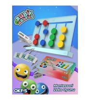 Rubik Renkli Abaküs Zeka Oyunu Eğitici Oyuncak