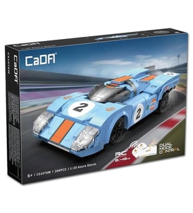 VAGONLIFE CADA C51076W AZURE FIRTINASI YARIŞ ARABASI 2.4Ghz DUAL MODE CONTROL 1:20 266 PARÇA BLOCK O