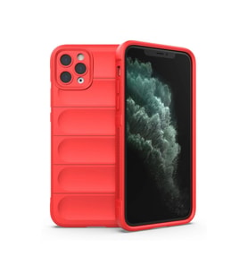 Apple İphone 11 Pro Max Kılıf Optimum Silikon - Kırmızı