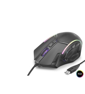 Mouse 12800 Dpi 12 Tuş Makro 1000Hz Rgb - Siyah X15