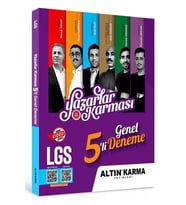 Yazarlar Karması LGS 5 li Genel Deneme Seti Altın Karma