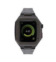 Mey İthalat® Watch 44Mm Metal Petek Kasalı Kordon - Siyah