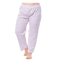 Seher Yıldız Bayan Desenli Uzun Anne Pijama Altı Düz Paça 020