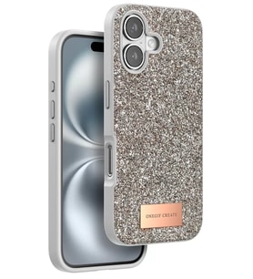 Iphone 16 Bright Simli Kapak - Gold