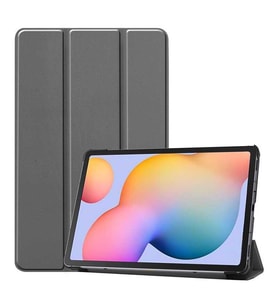 Galaxy Tab S6 Lite P610 Zore Smart Cover Standlı 1-1 Tablet Kılıf (Gri)