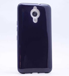 General Mobile 5 Plus Kılıf Simli Parlak Shining Kapak (Siyah)