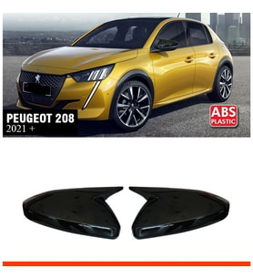 Peugeot 208  2021 Sonrası Uyumlu Batman Yarasa Ayna Kapağı