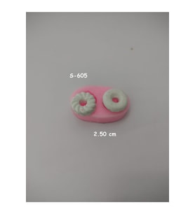 Ikili Mini Donat Silikon Kalıp