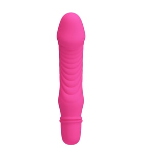 MorGece 10 Modlu Realistik Başlıklı Spiral Desenli Mini Silikon Vibratör