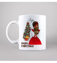 Mutlu Yıllar & Merry Christmas & Yılbaşı Tasarımlı Kupa Kişiye Özel