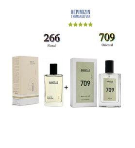 266 + 709 Kadın/Erkek Parfüm Edp 50 ml Floral/Oriental - Mnms266709