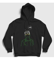 Presmono Unisex Siyah Eyes Arctic Monkeys Kapüşonlu Sweatshirt 13134tt