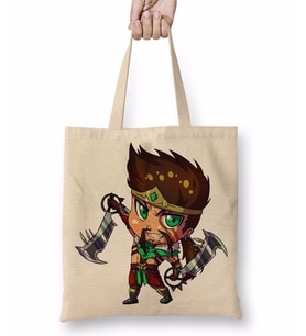 Chibi Draven By Gamu Chan Bez Çanta Uzun Saplı