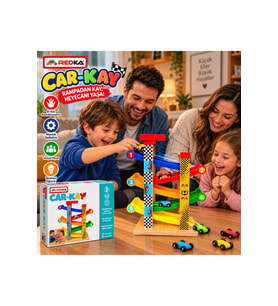 Car-Kay Araba Rampası Yarış Pisti 3 Araba 3+