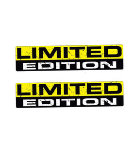 Limited Edition Sınırlı Sayıda Sticker Yapıştırma 15cm X 3cm
