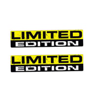 Limited Edition Sınırlı Sayıda Sticker Yapıştırma 15cm X 3cm