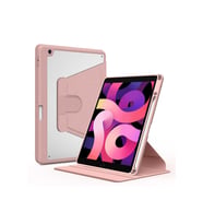 Apple iPad 10.2 2021 (9.Nesil) Uyumlu Kılıf Zore Nayn Dönebilen Standlı Kılıf (Pembe)