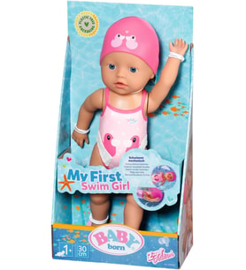 30 cm Yüzen Bebek Lizzie, Pembe