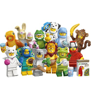 LEGO Minifigures Hayvanlar Seri 28 71051 – 5 Yaş ve Üzeri Çocuklar için Papağan, Aslan ve Sevimli Tavşan Dahil 12 Sürpriz Minifigürden 1'ini İçeren Yaratıcı Oyuncak Yapım Seti, Hediye Fikri