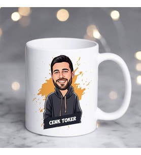 Kişiye Özel Havalı Sevgilim Karikatürlü Kupa Bardak
