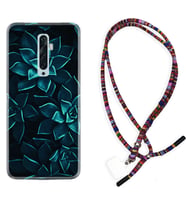 Oppo Reno 2Z 4 Lite 4 Pro 5 6 7 A31 Kılıf Boyun Asklı Rasta Silikon Mistik Çiçekler 1650