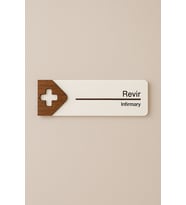 Lucena Revir Ofis Oda Kapı İsimliği Yönlendirme Tabelası Levhası Kişiselleştirilebilir