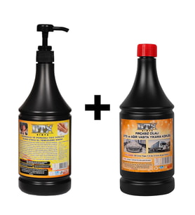 Kumlu El Temizleme Kremi ( Sabunu) 1 kg & Oto, Motor Ve Tır Yıkama İlacı 1 Litre