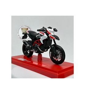 Ducati Hypermotard SP 1:18 Diecast Maket Motor – Lisanslı Metal Model Motosiklet (Standart)