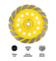180mm Kalın Turbo Elmas Taşlama Diski