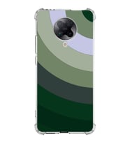 Xiaomi Poco F2 Pro Köşe Korumalı Antişok Kapak Renk Cümbüşü Tasarımlı Şeffaf Silikon Kılıf