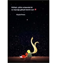 Küçük Prens Tasarımlı Ahşap Poster