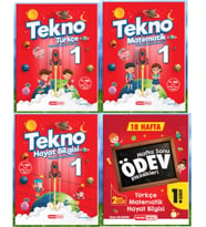 KIRMIZI BEYAZ YAYINLARI 1.SINIF 2.DÖNEM TEKNO TÜRKÇE - MATEMATİK - HAYAT BİLGİSİ - HAFTA SONU ÖDEV E
