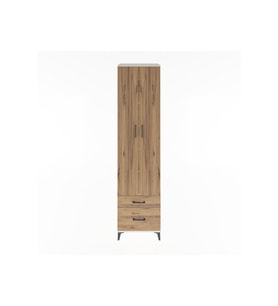 Hyperion Dolap 5 Raflı 2 Çekmeceli 2 Kapaklı 60x44x243 Aytaşı-Çam